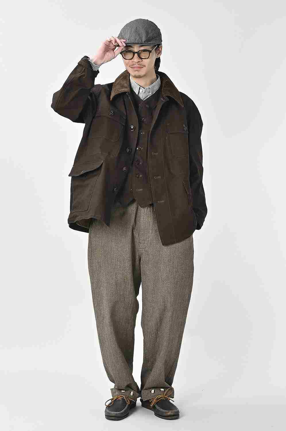 45rニコダック908ハンティングコート Yahoo!オークション - 【極美品】45R【ニコダックの908ハンティングコ