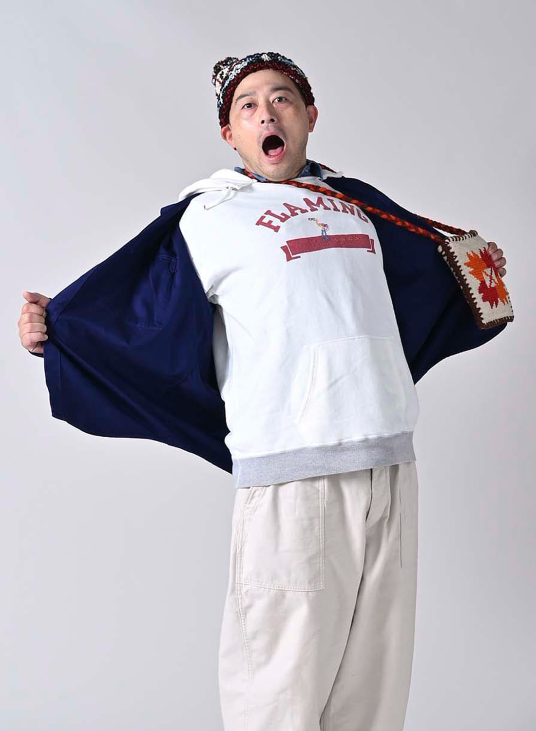 45R 裏毛のオーシャンフーディ　パーカー　赤　Sサイズ 45R裏毛の908オーシャンフーディ（トップ）: WOMEN｜45R